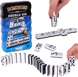 Woopie klasično domino – 28 kamenčića u metalnoj kutijici