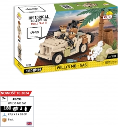 Stavebnica COBI HC WWII – Willys MB SAS 1:35
