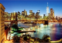 Puzzle Svjetla nad Brooklynski most 6000 dijelova