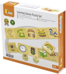 VIGA edukativna igra drvene puzzle za učenje osjetila