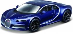 metalni model bburago bugatti chiron 1:32 plavi