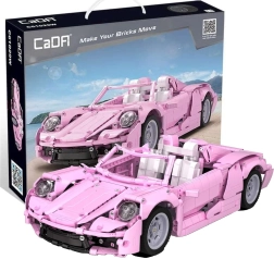 Konstruktorski set CaDA ružičasti kabriolet Pink Holiday 1:12, 1181 dijelova