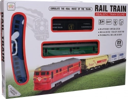 Vlakovna pruga s efektima 106 × 106 cm