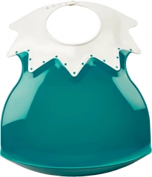 Plastična podbradica s ovratnikom Deep Peacock