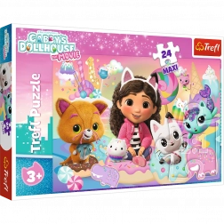 Puzzle 24 maxi – mačji svijet GABBY TREFL