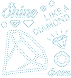 Naljepak za glačanje s kamenčićima – zasjajte kao dijamant