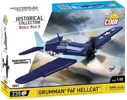 Konstruktorski set zrakoplova GRUMMAN F6F HELLCAT 1:48 (235 dijelova)