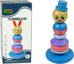 Drvena edukativna piramida Panda balansirajući toranj