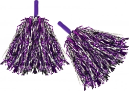 Pompom žegotica ljubičasto-srebrna