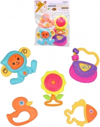 Set zvečki za bebe, 5 kom (8,5 × 10 cm)
