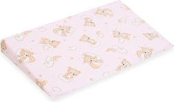 Navlaka za dječji klinasti jastuk 59 × 37 cm ružičasti medo