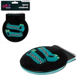 plišasta bilježnica krokodil