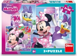Puzzle DINO Minnie i Daisy 3×55 dijelova