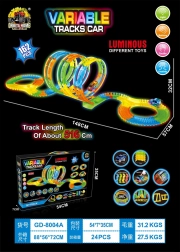 Utrkujuća svjetleća autodruma VARIABLE 162 dijela