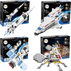 Konstrukcijski set Aerospace 2u1 – marsovski lender i svemirski robot, 146 dijelova