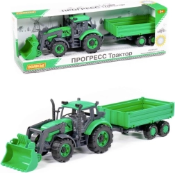 Traktor s prikolicom i utovarivačem Progress