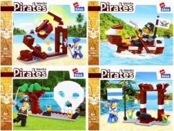 Konstruktorski set pirati s dodacima – 4 varijante