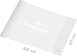 omot za notni blok jak čvrst prozirni