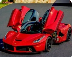 Dijamantna mozaika – crveni automobil