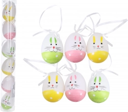 Dekorativna plastična šarena jaja 6 cm