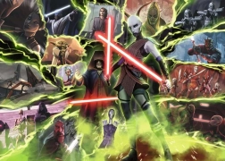 Ravensburger puzzle Star Wars negativci: Asajj Ventress 1000 dijelova