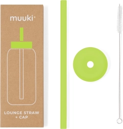 MUUKI Lounge Slamka s Poklopcem Electric Lime