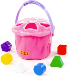 Shape-sorting bucket surprise – educational toy for children from 1 year