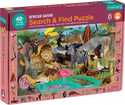Mudpuppy slagalica Safari puzzle i skriveni predmeti 64 dijelova