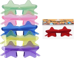 Karnevalske naočale u obliku zvijezde – plastične