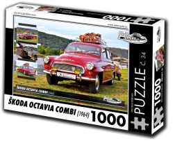retro-auta puzzle škoda octavia combi (1964) – 1000 dijelova