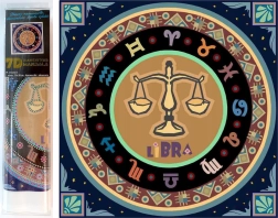 Norimpex dijamantno slikanje 7D – znak zodijaka Vaga 30 × 30 cm