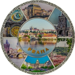 Decorative Plate Prague Sparkys