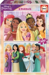Educa puzzle Disney princeze 2×100 dijelova