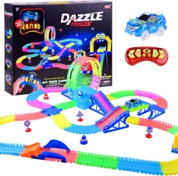 Fluorescentna trkaća autodruma s daljinskim upravljanjem i svjetlosnim efektima 6,56 m