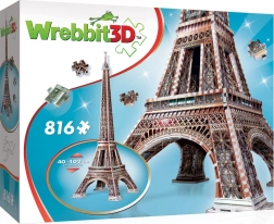 3D puzzle Eiffelov toranj 816 dijelova WREBBIT