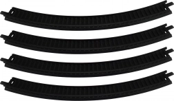 zakrivljene tračnice za MINI set – 4 kom