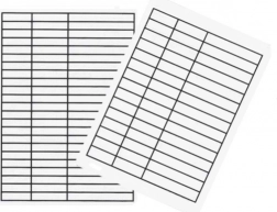 Linirana podloška za bilježnicu A5 od tvrdog plastike