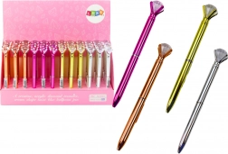 Kuglična olovka s dijamantom, plava tinta 0,7 mm