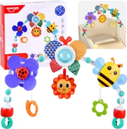 šareni viseći luk za kolica, krevetić i autosjedalicu za bebe