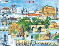 Puzzle Prag znamenitosti 66 dijelova