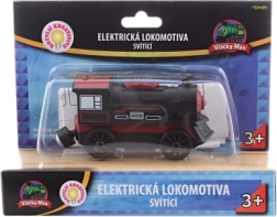 Vláčky Max crna električna lokomotiva
