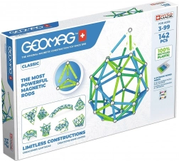 Geomag Classic Recycled magnetni konstrukcijski set 142 dijelova – plava i zelena
