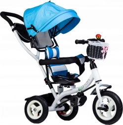 Trokolica s rotirajućom tendom i izdržljivim gumenim kotačima ECOTOYS