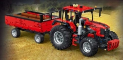 Konstrukcijski set traktor s prikolicom 1284 dijelova