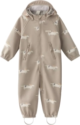 Leokid softshell kombinezon Lilo beige woof 104