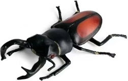Plastic stag beetle 7 cm