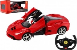 Daljinski upravljani auto FERRARI LAFERRARI 1:14 s otvarajućim vratima, 2,4 GHz, RASTAR, crveni