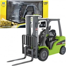 Metalna kolica Huina s pomičnim vilicama zelena 1:50