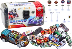 Set automobilčića sa prometnim znakovima 25 kom