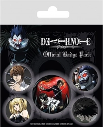 Set bedževa Death Note – 5 kom